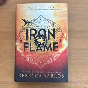 New hardcover copy of Iron Flame by Rebecca Yarros